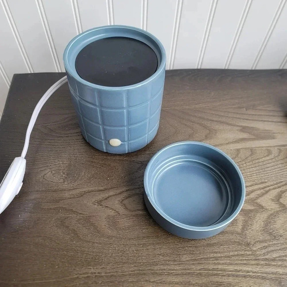 Ceramic Wax Melt Fragrance Wax Warmer Electric Candle Switch Timer Blue - Picture 11 of 12